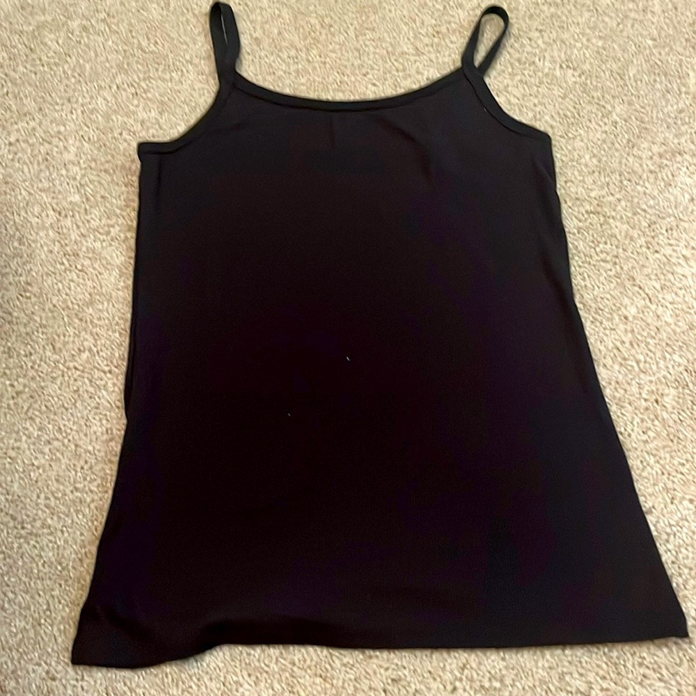Women’s black tank top